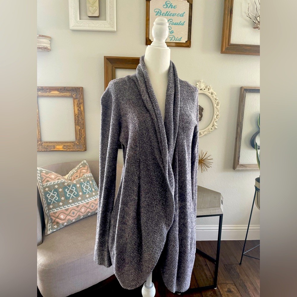 Barefoot Dreams CozyChic Lite Relaxed Hooded Cardigan size XS-S
